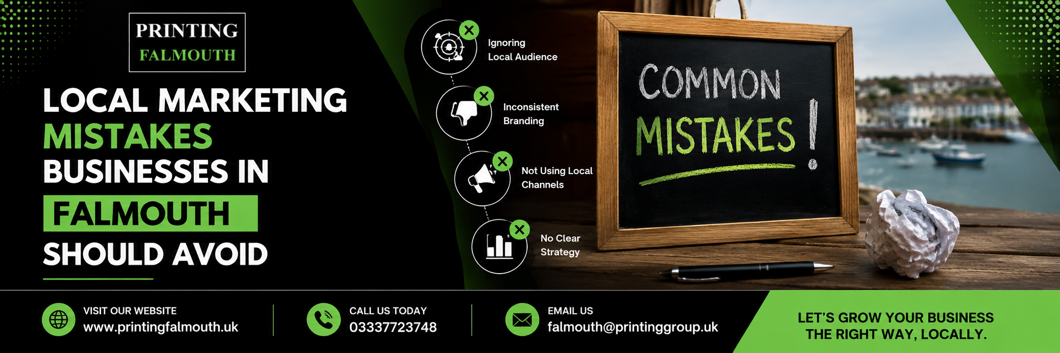 Local Marketing Mistakes Businesses in Falmouth Should Avoid